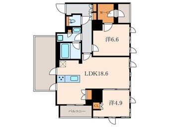 間取図 ザ・パークハビオ麻布十番