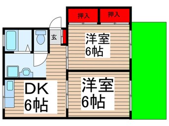 間取図 アサヒハイム