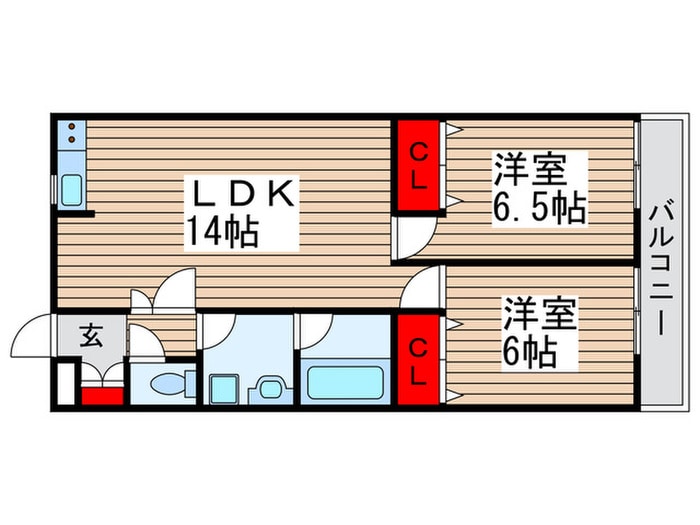間取り図 ラフィーヌ･ジュネスⅢ