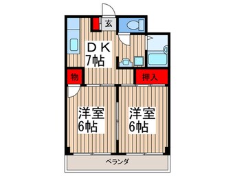 間取図 サンライト市川