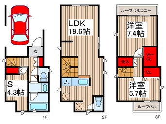 間取図 Kolet市川#14