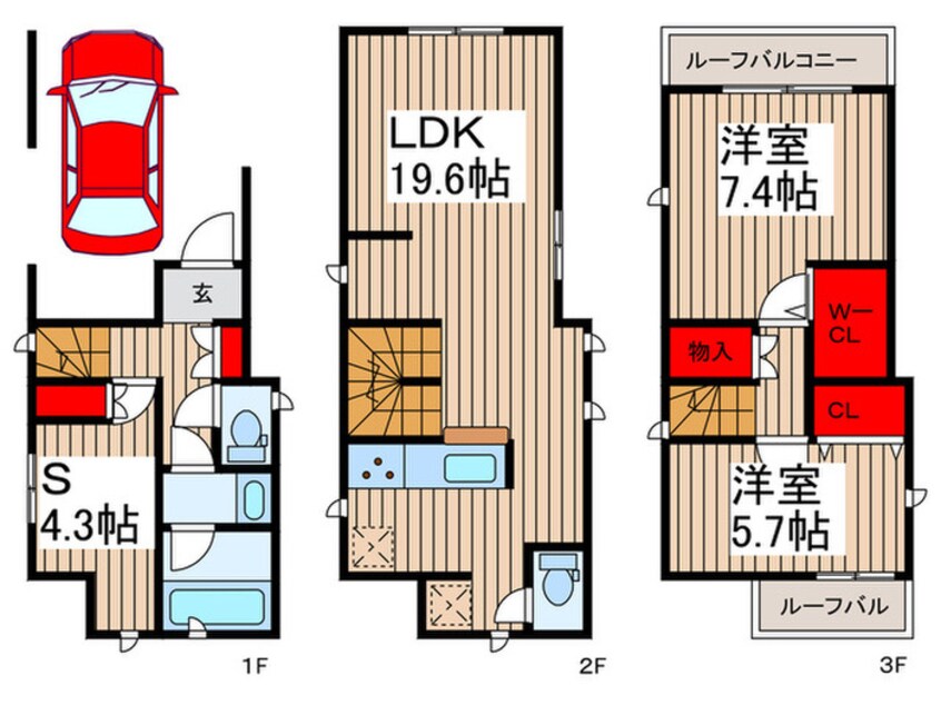 間取図 Kolet市川#14