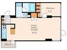 アパ－トメンツ元麻布内田坂 1LDKの間取り