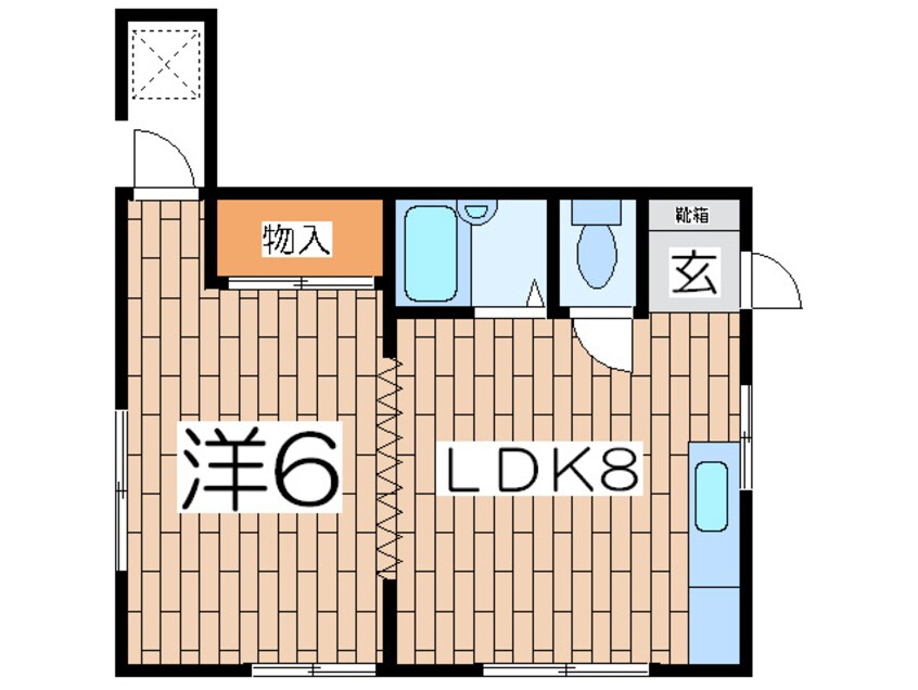 間取図 コ－ポ秋元