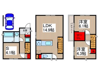 間取図 Kolet市川＃17