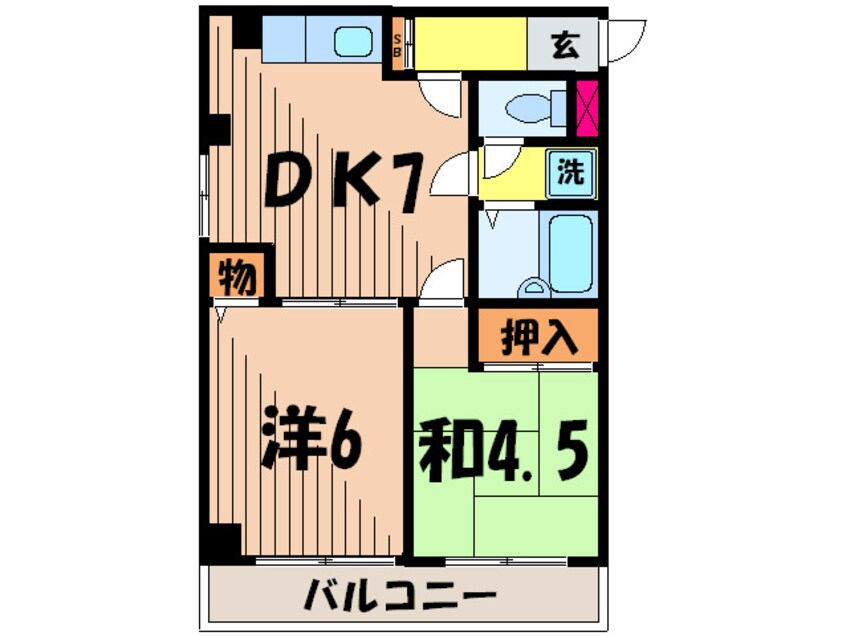 間取図 Ｋ.Ｔプラザ