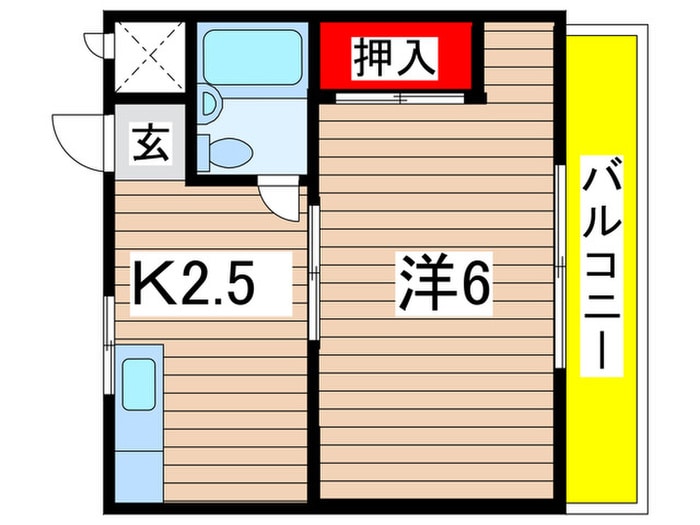 間取り図 ジョイハイツ都町Ｂ