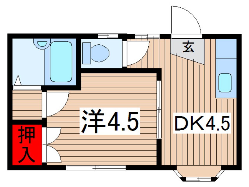 間取図 ＭＡＫＩコ－ポ