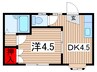 ＭＡＫＩコ－ポ 1DKの間取り