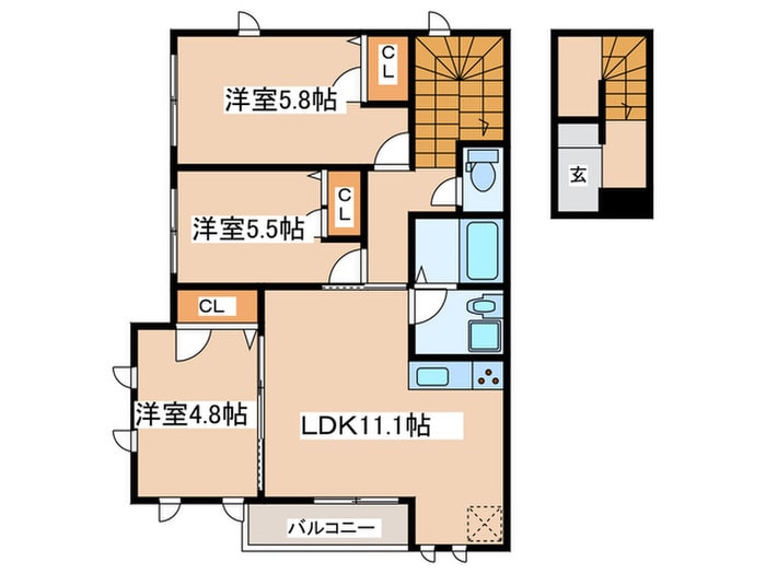 間取り図 ルシェリア湘南