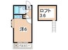 ハイムフォーレスト 1Rの間取り