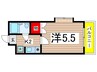 リエス中野島 1Kの間取り
