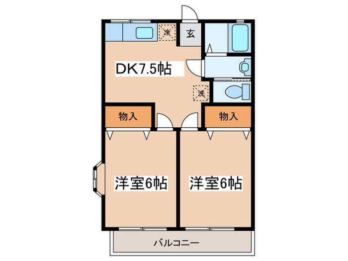 間取り図 パレスのばら