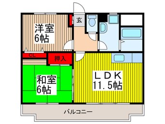 間取図 サンハイツサイド