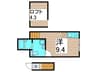 LoFTER 1Rの間取り
