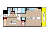 ウィルテラス千葉中央 1LDKの間取り