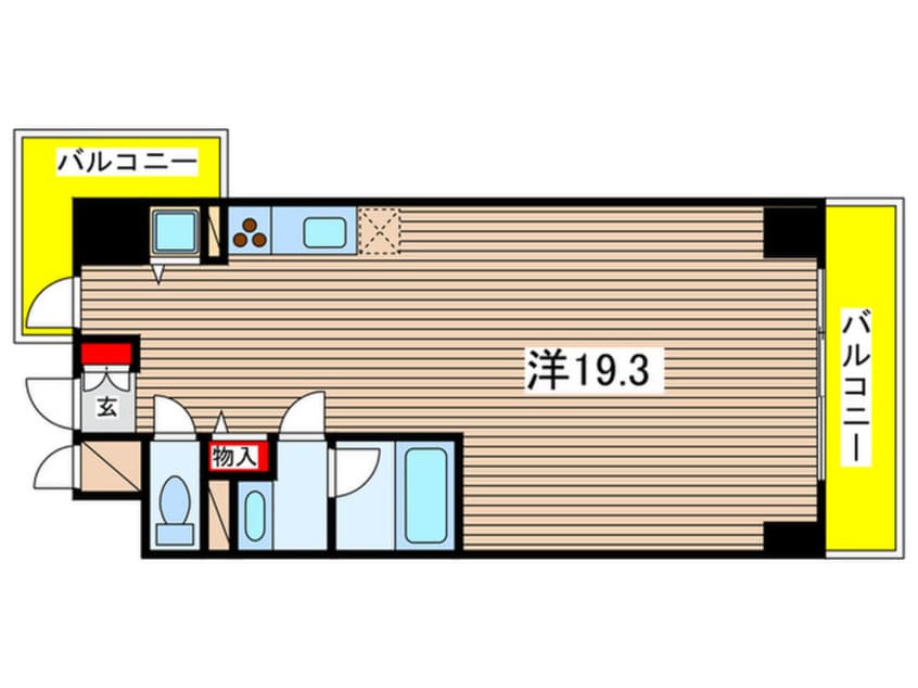 間取図 ウィルテラス千葉中央