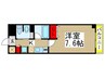 ウィルテラス千葉中央 1Kの間取り