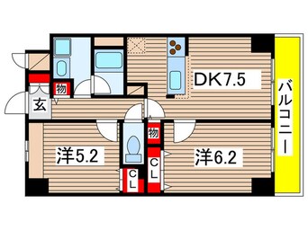 間取図 ウィルテラス千葉中央