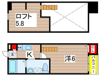 間取図 ディアコート亥鼻
