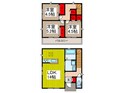 三室戸建Bの間取図