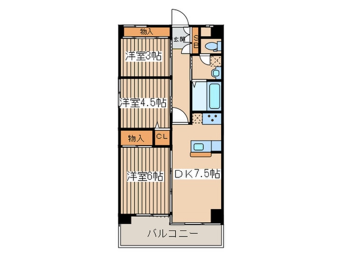 間取り図 エスポア千歳