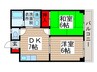 ラフィ－ヌ池田１番館 2DKの間取り