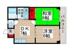 ラフィ－ヌ池田１番館 2DKの間取り