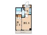 Brillia ist 文京茗荷谷 2Kの間取り