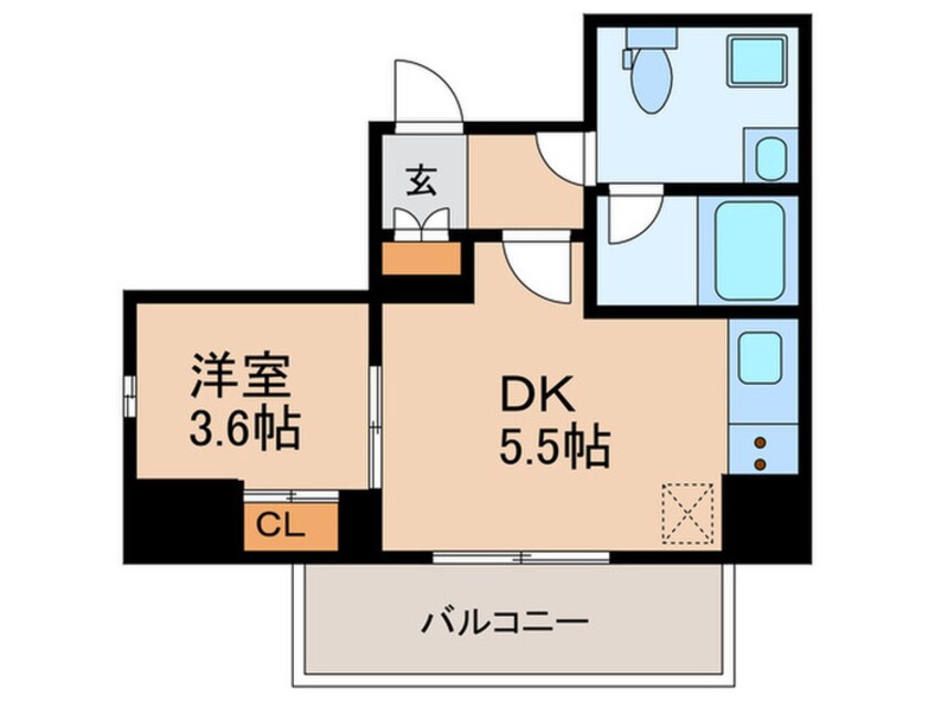 間取図 シーフォルム江戸川橋