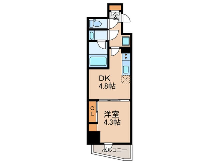 間取図 シーフォルム江戸川橋