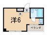 エクセル駒沢 1Rの間取り
