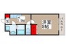 ジョイパティオ 1Kの間取り