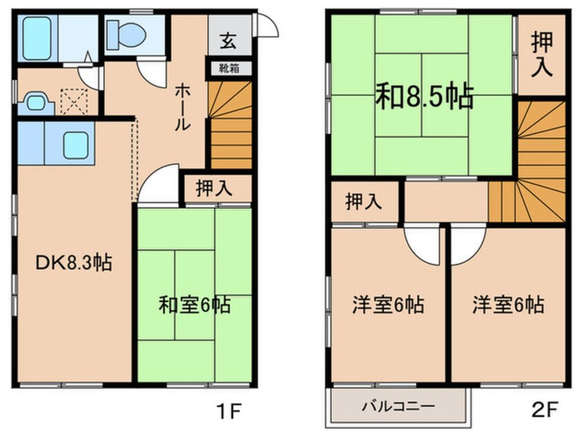 間取図 テラスサカエ