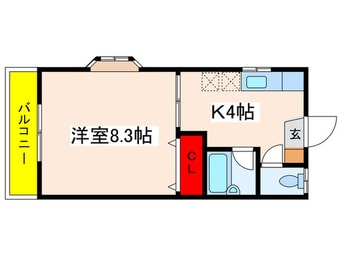 間取図 ハイツ栴檀