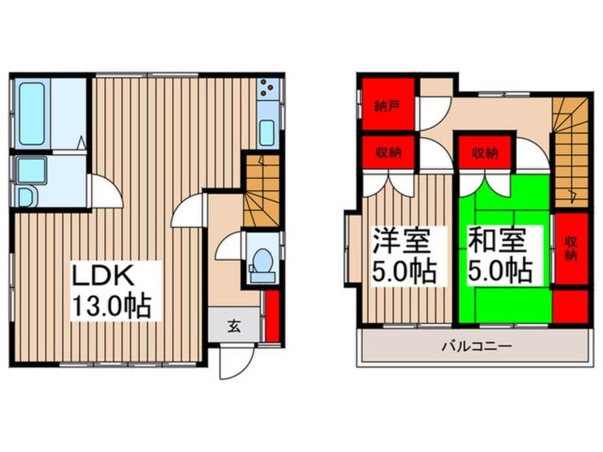 間取図 古民家Catシアターハウス(貸家)