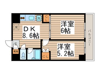 間取図 ア－ク亀戸３丁目
