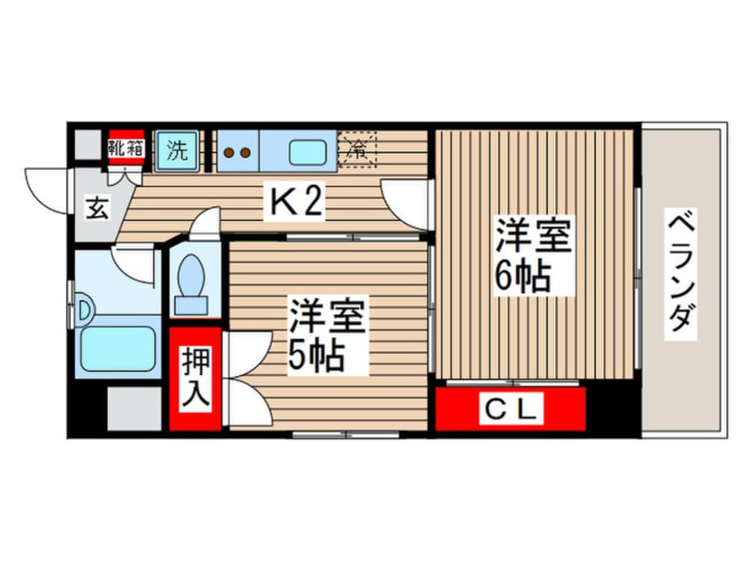 間取図 ア－ク亀戸３丁目