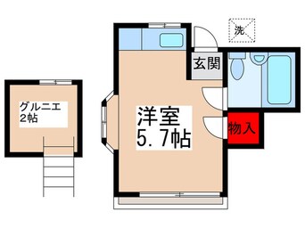 間取図 シャトー赤塚