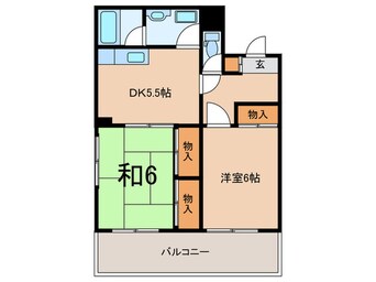 間取図 プリモハイツ