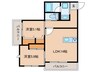 パークサイド宗峯 2LDKの間取り