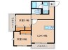 パークサイド宗峯 2LDKの間取り