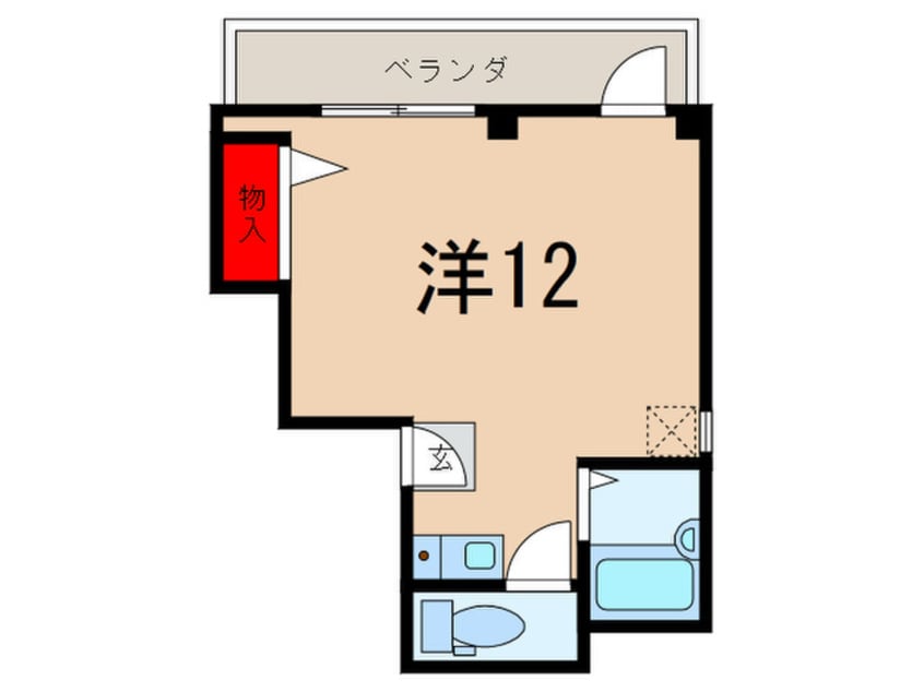 間取図 パレTOHOⅢ