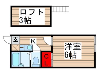 間取図 メゾン　ド　アッシュ