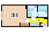Sincrease中村橋 1Kの間取り