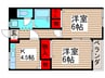 オリンファ－ム 2Kの間取り