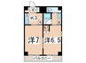 ハ－ベスト壱番館 2Kの間取り