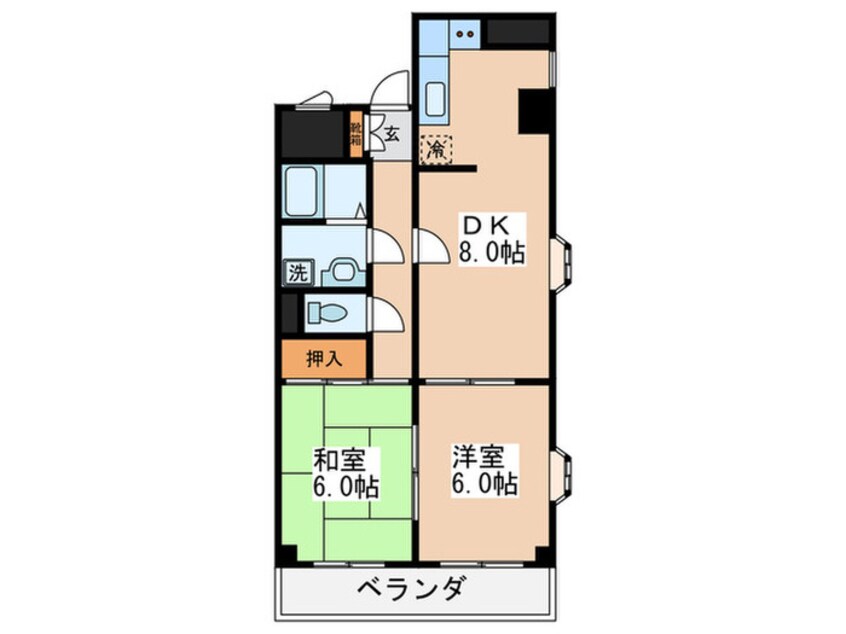 間取図 お花茶屋パ－クハイツ
