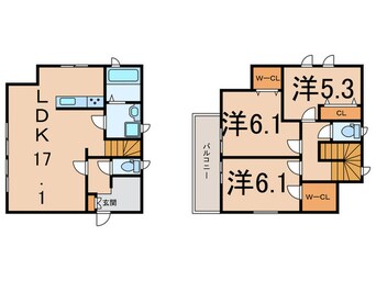 間取図 狩場町戸建