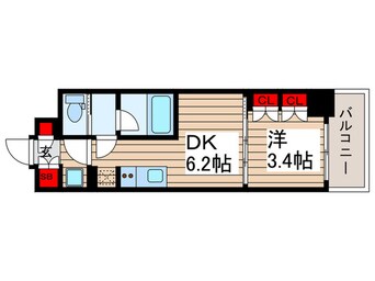 間取図 クレストコート押上NORTH